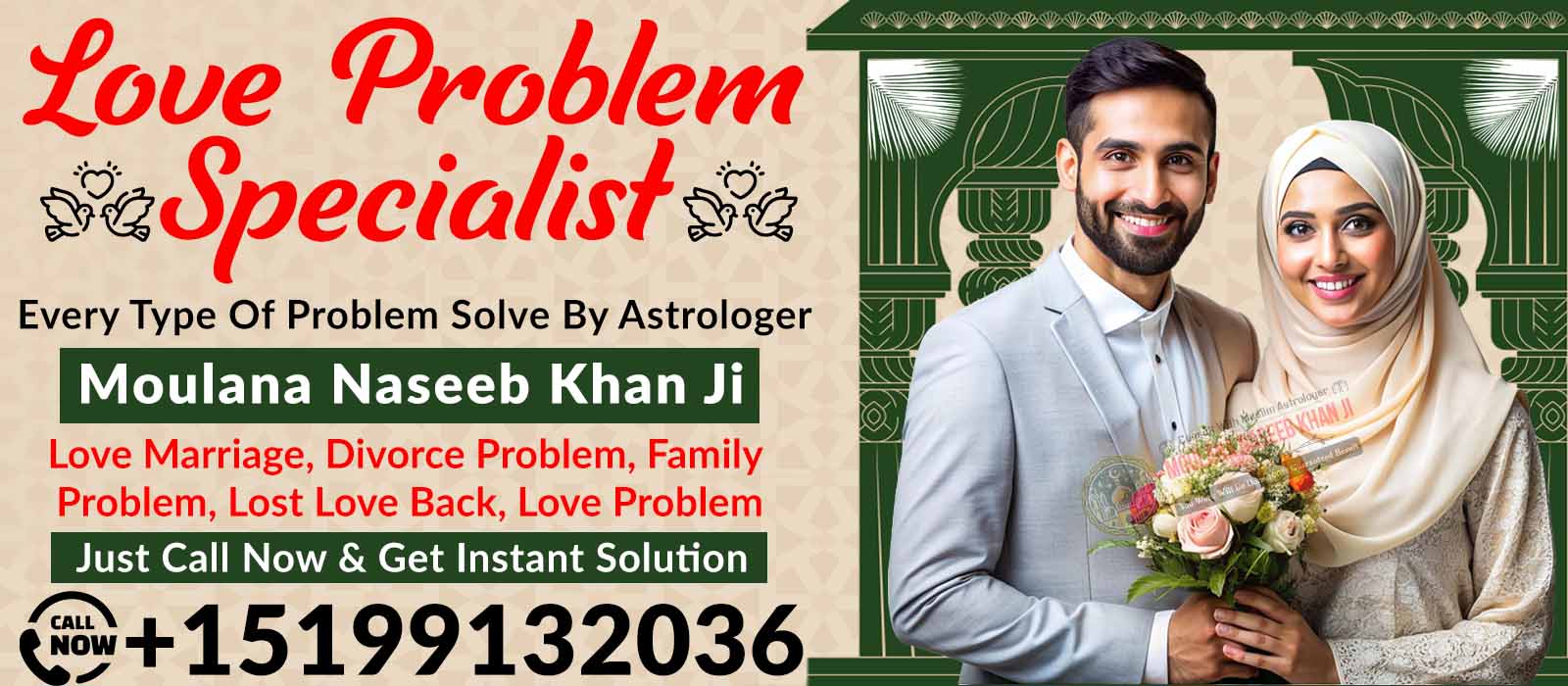 Astrologer Moulana Naseeb Khan +15199132036